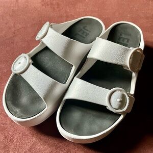 Lemon Jelly Slides White Womens Size 40 US 9 9.5